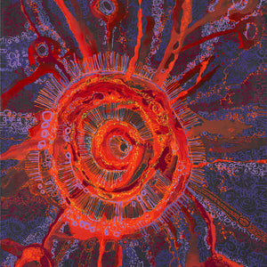 Zaachariaha Fielding, Untitled (313-25AS), 2025, acrylic on linen, 200 x 150 cm
