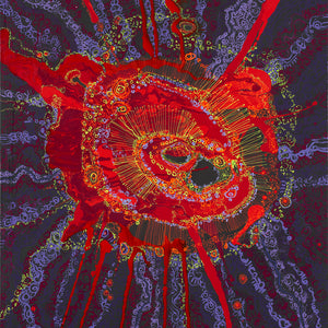 Zaachariaha Fielding, Untitled (495-25AS), 2025, acrylic on linen, 152.5 x 122 cm
