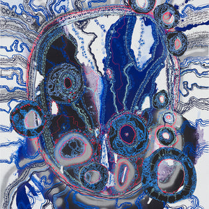 Zaachariaha Fielding, Untitled (497-25AS), 2025, acrylic on linen, 152.5 x 122 cm