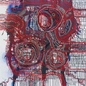 Zaachariaha Fielding, Untitled (315-25AS), 2025, acrylic on linen, 198 x 153 cm
