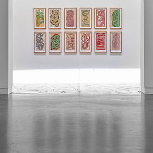 Ildiko Kovacs' 'Drawn to Dusk' at Hugo Michell Gallery, 2023.