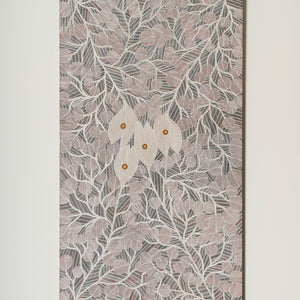 Guruwuy Murrinyina, Dhatam (9472), 2022, natural pigment with synthetic polymer fixative on board, 240 x 120 cm