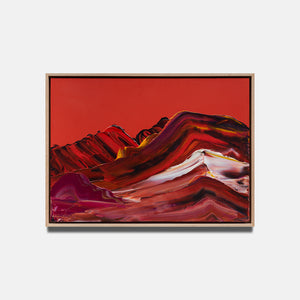 George Cooley, Untitled 934-25AS, 2025, acrylic on board, 47 x 64 cm
