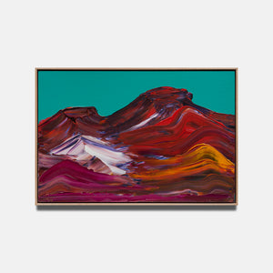 George Cooley, Untitled 498-24AS, 2024, acrylic on board, 64.5 x 94.5 cm
