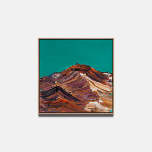 George Cooley, Untitled 539-24UA, 2024, acrylic on board, 64 x 64.5 cm
