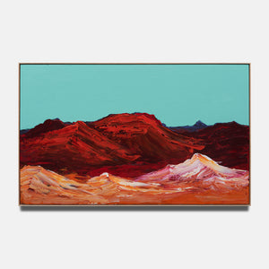 George Cooley, Untitled 739-25AS, 2025, acrylic on board, 125.5 x 203 cm
