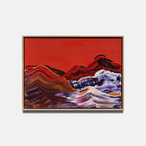 George Cooley, Untitled 934-25AS, 2025, acrylic on board, 47 x 64 cm
