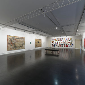 Georgia Spain's 'And suddenly, an iceberg' at Hugo Michell Gallery, 2025.