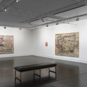 Georgia Spain's 'And suddenly, an iceberg' at Hugo Michell Gallery, 2025.