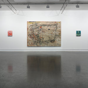 Georgia Spain's 'And suddenly, an iceberg' at Hugo Michell Gallery, 2025.