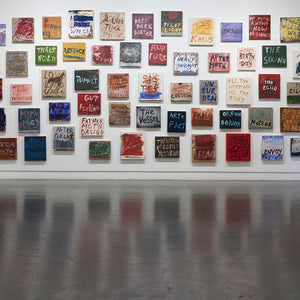 Georgia Spain's 'And suddenly, an iceberg' at Hugo Michell Gallery, 2025.