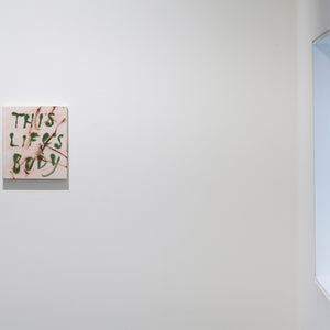 Georgia Spain's 'And suddenly, an iceberg' at Hugo Michell Gallery, 2025.