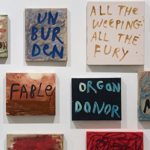 Georgia Spain's 'And suddenly, an iceberg' at Hugo Michell Gallery, 2025.