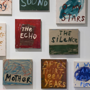 Georgia Spain's 'And suddenly, an iceberg' at Hugo Michell Gallery, 2025.