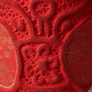 Josina Pumani, Untitled (478-25AS) (detail), 2025, hand-built stoneware and underglaze, 41 x 43 x 43 cm