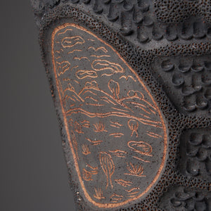 Josina Pumani, Untitled (715-25AS) (detail), 2025, hand-built stoneware and underglaze, 49.5 x 45 x 41 cm