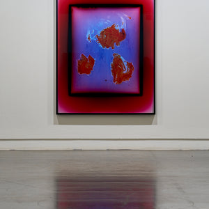Justine Varga, Diffusion (115Y30M40C) (installation view), 2023, chromogenic photograph, 159 x 122 cm, edition of 5 +2 AP