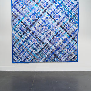 Lucas Grogan, A Crossroads, 2024-25, cotton and velvet, 236 x 232 cm