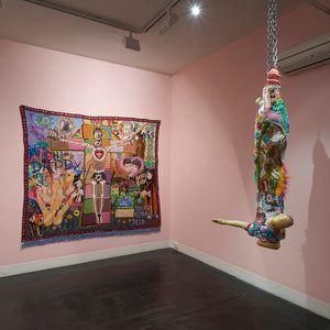Paul Yore in 'Many Threads' at Hugo Michell Gallery, 2023.