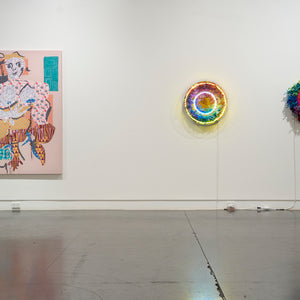 Natalya Hughes and Hiromi Tango in 'Many Threads' at Hugo Michell Gallery, 2023.