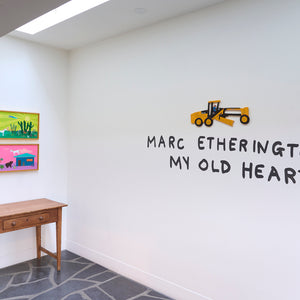 Marc Etherington in 'My Old Heart' at Hugo Michell Gallery, 2024.