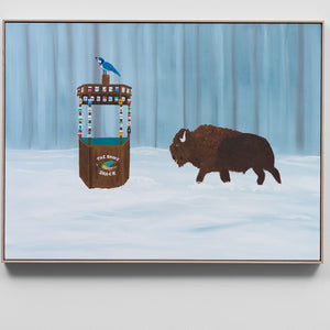 Marc Etherington, Smoko, 2024, acrylic on canvas, 91.4 x 122 cm