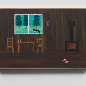 Marc Etherington, The end of a long day, 2024, acrylic on canvas, 61.2 x 91.4 cm