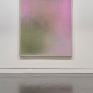 Marisa Purcell, All In Time (installation view), 2024, acrylic on linen, 183 x 168 cm
