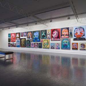Sally Bourke's 'Silence is just a sound' at Hugo Michell Gallery, 2024.