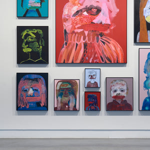 Sally Bourke's 'Silence is just a sound' at Hugo Michell Gallery, 2024.