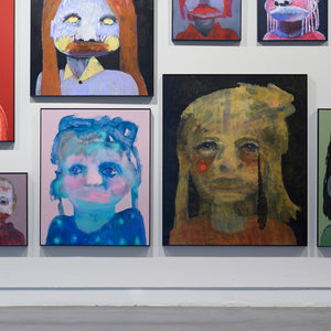 Sally Bourke's 'Silence is just a sound' at Hugo Michell Gallery, 2024.