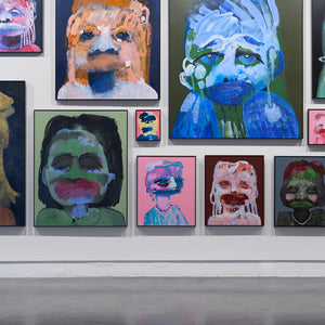 Sally Bourke's 'Silence is just a sound' at Hugo Michell Gallery, 2024.