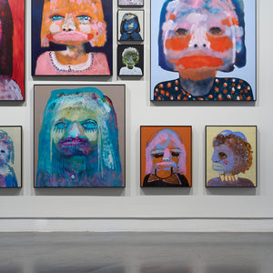 Sally Bourke's 'Silence is just a sound' at Hugo Michell Gallery, 2024.