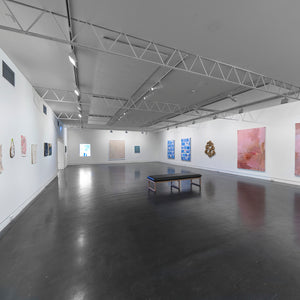 Sera Waters, Clara Adolphs, Lucas Grogan, Sam Gold, and Bridie Gillman in 'Summer in the Stockroom' at Hugo Michell Gallery, 2025.