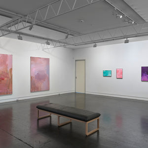 Bridie Gillman and James Dodd in 'Summer in the Stockroom' at Hugo Michell Gallery, 2025.