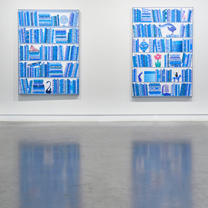 Lucas Grogan in 'Summer in the Stockroom' at Hugo Michell Gallery, 2025.