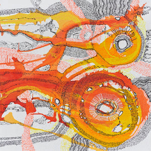 Zaachariaha Fielding, Untitled (531-24AS), 2024, acrylic on canvas, 150 x 150 cm