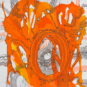 Zaachariaha Fielding, Untitled (532-24AS), 2024, acrylic on canvas, 150 x 150 cm