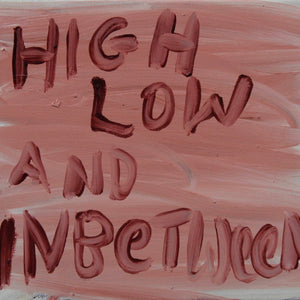 Georgia Spain, High, Low And In Between, 2025, oil and oil stick on linen, 31 x 35.5 cm