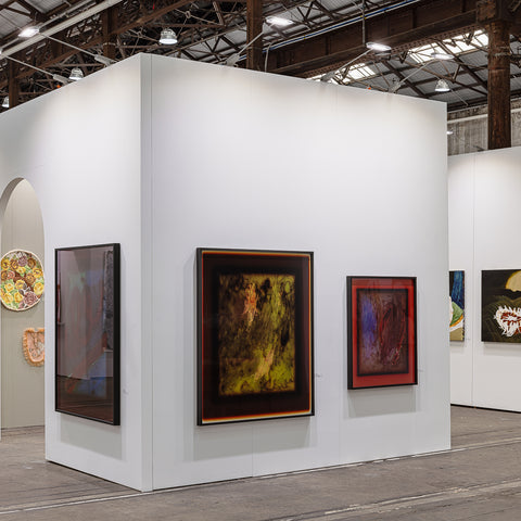 Sera Waters, Justine Varga, and Richard Lewer for Hugo Michell Gallery at Sydney Contemporary Art Fair, Carriageworks, 2023.