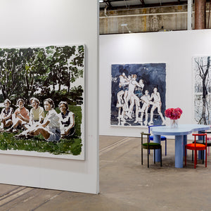 Clara Adolphs, Bridie Gillman, and DANIEL EMMA for Hugo Michell Gallery at Sydney Contemporary Art Fair, 2022. Photo by Document Photography