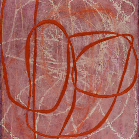 Ildiko Kovacs, Tumult, 2026, Oil stick and oil paint on plywood, 140 x 120 cm