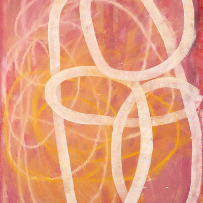 Ildiko Kovacs, Twirl, 2024, oil paint on plywood, 170 x 120 cm 