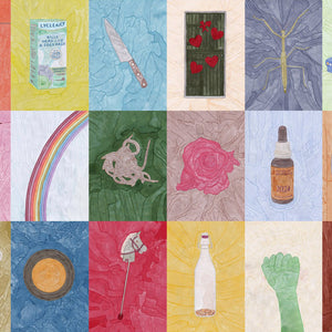 Kate Mitchell, Things Observed In The Space Between Two Full Moons, 2024
Giclee print on archival paper, mounted on aluminium, 150 x 352 cm (2 panels of 150 x 176cm), edition 1 + 1 AP. 