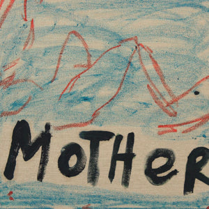 Georgia Spain, Mother, 2025, oil and oil stick on linen, 35.5 x 41 cm