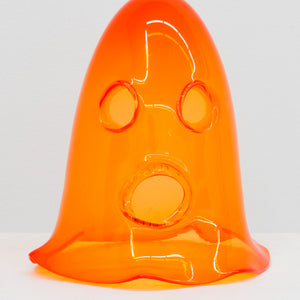 Nell, The ghost who walks will never die (sunset #4), 2022, hand-blown glass, 31 × 29 × 28 cm
