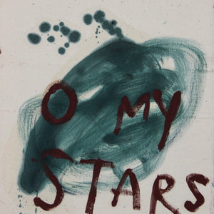 Georgia Spain, Oh My Stars, 2025, oil on cotton, 46 x 41 cm