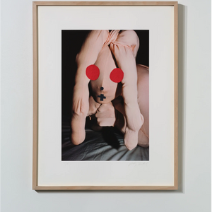 Polly Borland, Bunny Eyes, 2009, Giclee print, felt and sandpaper collage on German Etch paper, 68 × 51.5 cm, edition  of 15