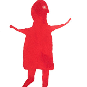 Pip Ryan, Gold Slug, 2026, watercolour, gouache, pencil on paper, 12.5 × 7.5 cm