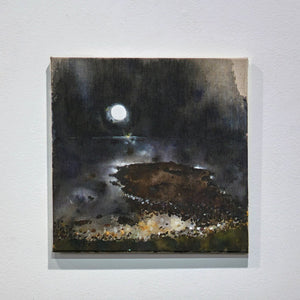 Richard Lewer, Surfies Point, 2025, acrylic on linen, 60 x 60 cm